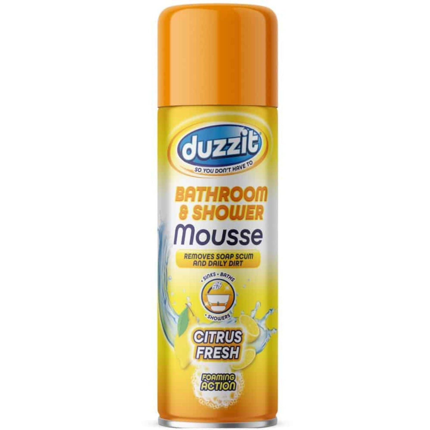 Duzzit Bathroom & Shower Mousse Citrus Fresh Foaming Action 500ml