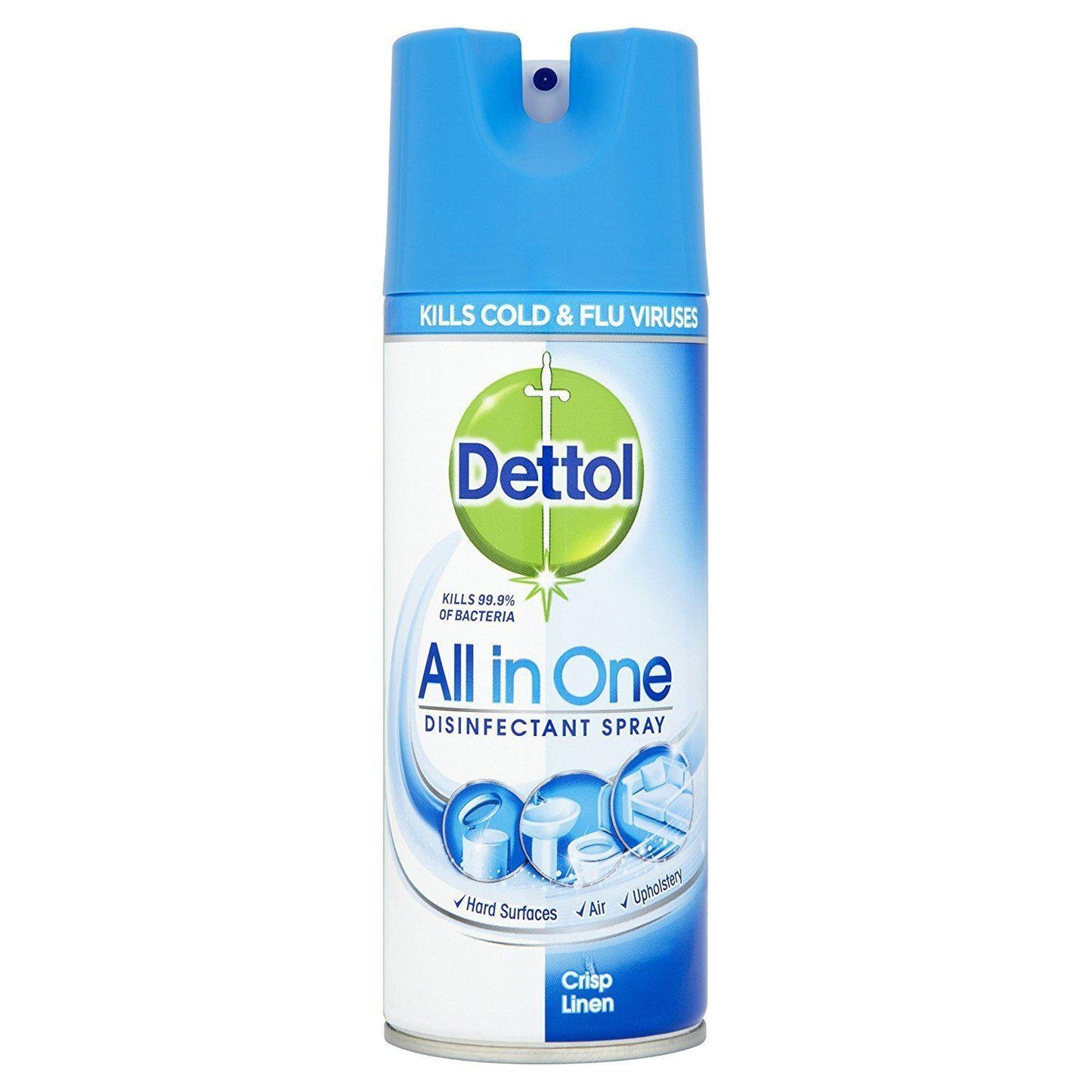 Dettol All-in-One Disinfectant Spray Crisp Linen 400ml